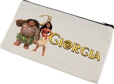 astucci matite colori scuola regalini personalizzati festa compleanno oceania vaiana disney