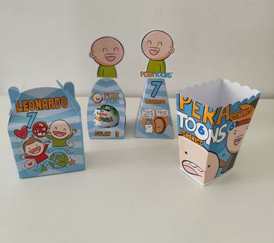 Scatoline Pera Toons personalizzate porta regalini confetti