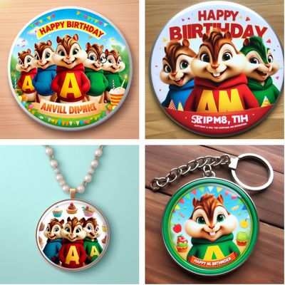 gadget Alvin regalini pensierini personalizzate fine festa compleanno