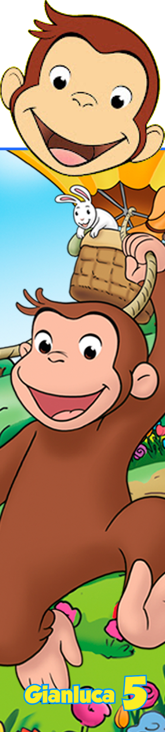 Segnaposto barrette Kinder Curioso George personalizza festa