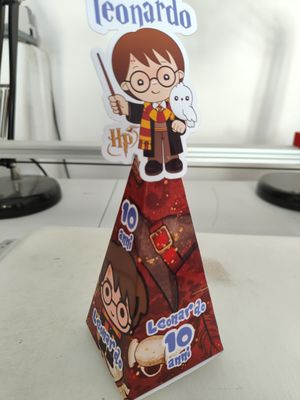 Scatolina piramide Harry Potter personalizza porta regalo confetti