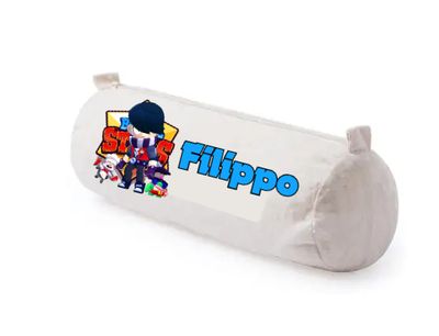Astuccio scuola Linea Natura Cotone Cilindrico Personalizzato brawl stars