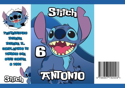 bustina sacchetto regalo personalizzato per feste di compleanno a tema lilo stitch angel