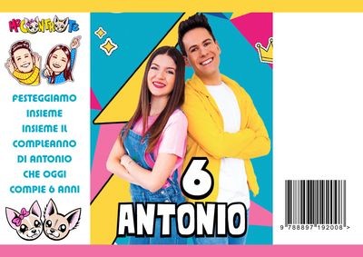 bustina sacchetto regalo personalizzato per feste di compleanno a tema me contro te