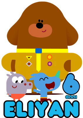 adesivi sagomati hey duggee personalizza bicchieri e scatoline festa compleanno