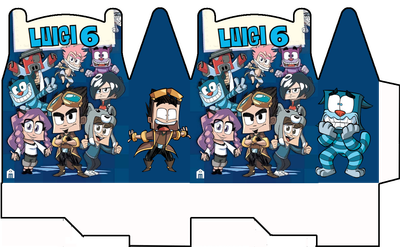 Scatolina personalizzata Lyon gamer youtube festa a tema