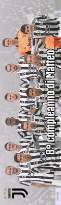 segnalibro personalizzato juventus