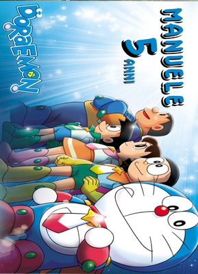 tovagliette americana colazione Doraemon personalizzata