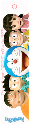 segnalibro personalizzato Doraemon