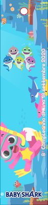 segnalibro personalizzato baby shark