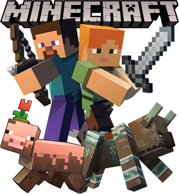 stickers etichette adesivi sagomati personalizzabili Minecraft