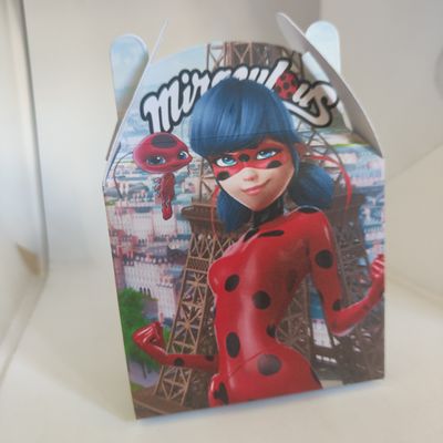 Scatoline Miraculous personalizzate festa compleanno a tema