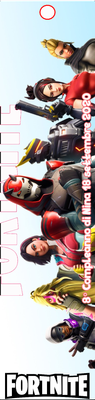 segnalibro personalizzato fortnite
