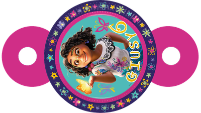 cannuccia personalizzata encanto addobbi festa compleanno