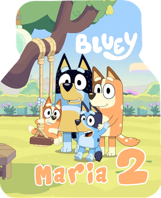 Scatoline e adesivi Nutellina Bluey personalizzata festa tema