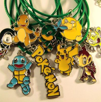collane pokemon ciondolo personalizzabile regalino fine festa compleanno