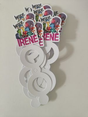 Torta finta Chupa Chups Inside Out polistirolo scenografica personalizzata