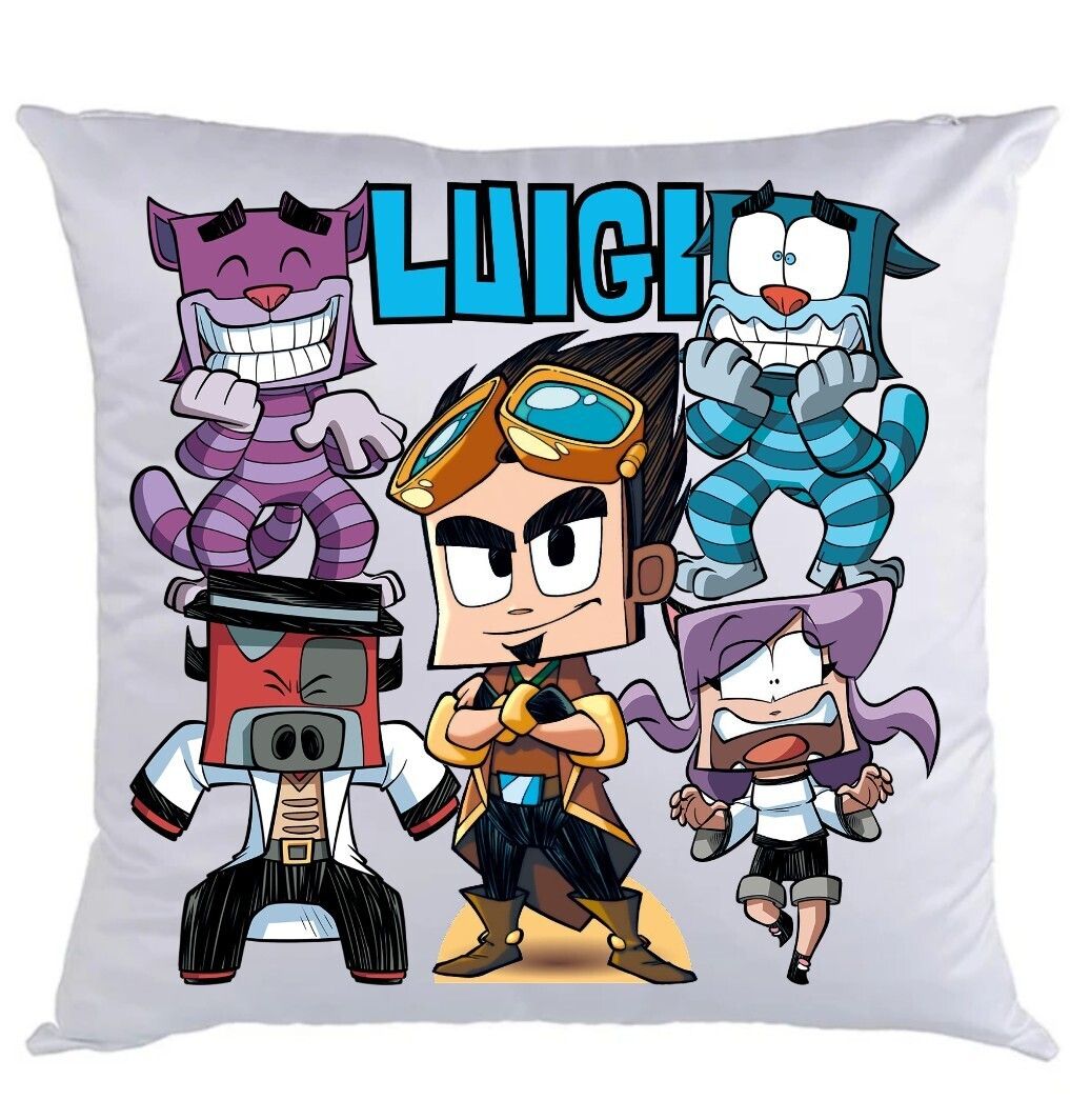 Federa Cuscino Lyon gamer youtube personalizza con nome stampa foto in DTF