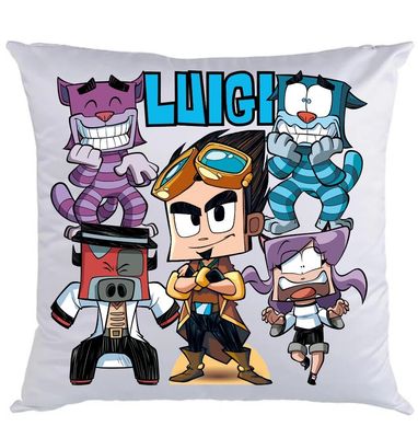 Federa Cuscino Lyon gamer youtube personalizza con nome stampa foto in DTF Federa Cuscino Lyon gamer youtube personalizza con nome stampa foto in DTF