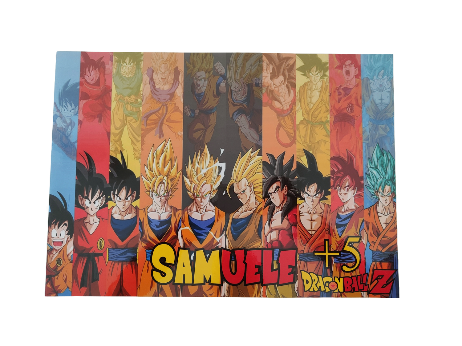 10 tovagliette americana colazione Dragon Ball personalizza
