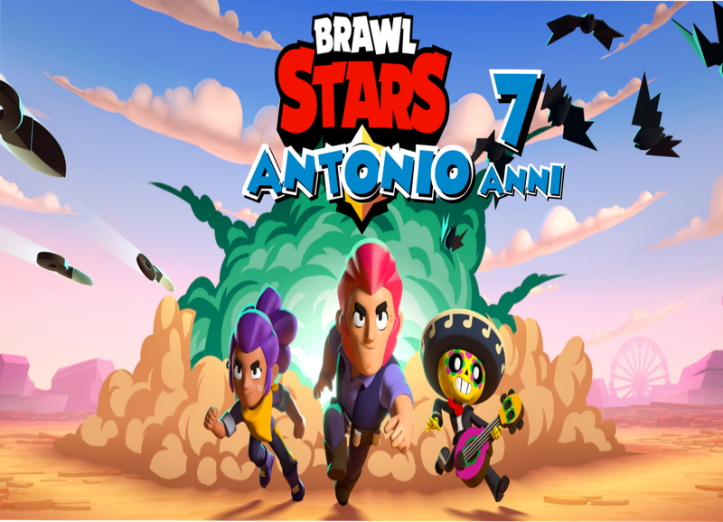 10 tovagliette americana colazione Brawl Stars personalizza