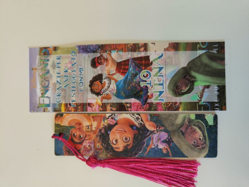 10 Segnalibro legno Encanto personalizza segnaposto regalo festa 10 Segnalibro legno Encanto personalizza segnaposto regalo festa