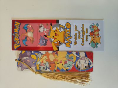 10 Segnalibro legno Pokemon personalizza segnaposto regalo festa