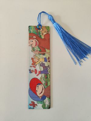 10 Segnalibro legno Curioso George personalizza segnaposto regalo festa