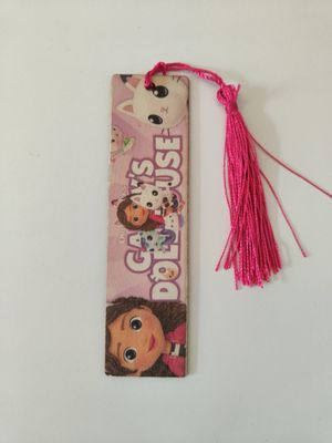 10 Segnalibro legno Gabby Dollhouse personalizza segnaposto regalo festa