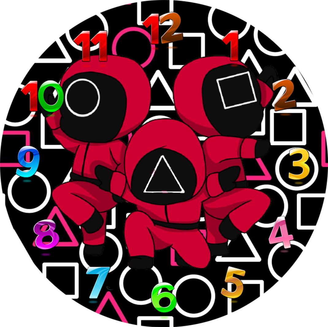 Orologi Squid Game personalizzato su CD Gadget regalini fine festa