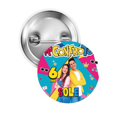 10 Spille zaino scuola Me contro Te personalizza regalini fine festa