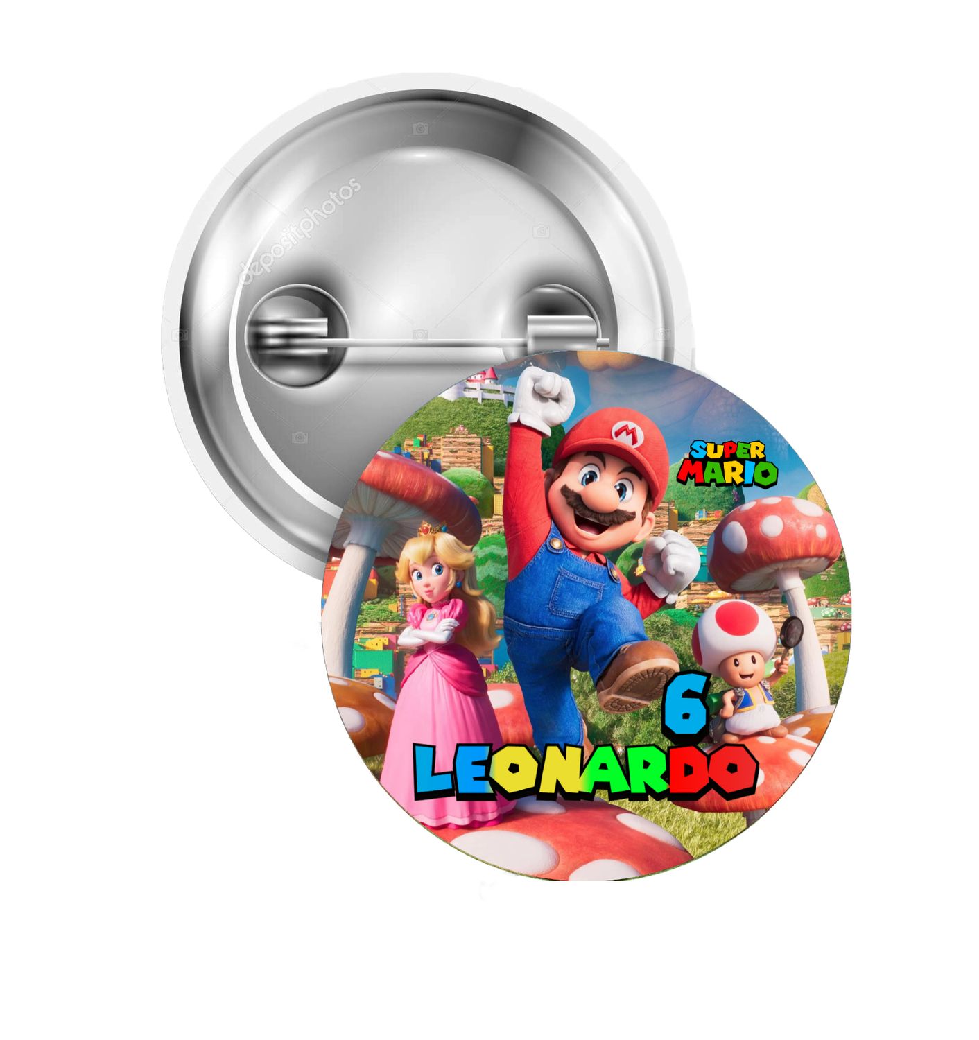 10 Spille zaino scuola Super Mario personalizza regalini fine festa