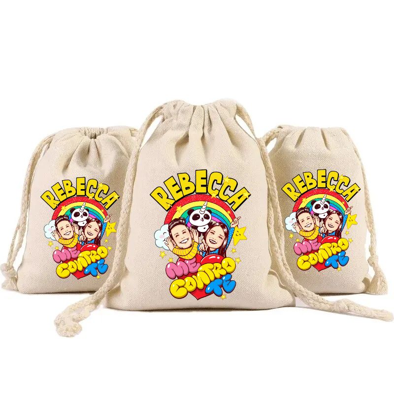 10 Sacchetti Me contro Te personalizza porta confetti bomboniera