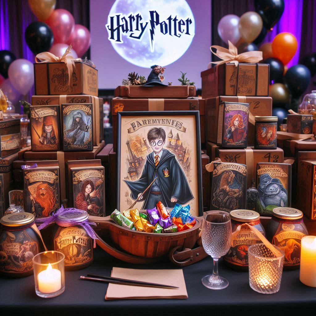 Quadretto Harry Potter personalizza centrotavola kit festa compleanno