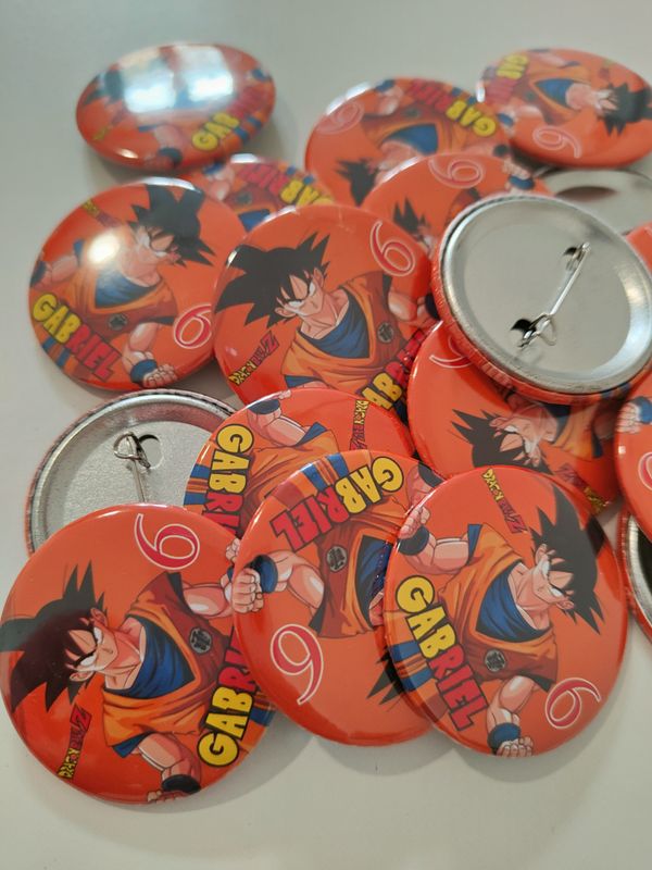 10 Spille zaino scuola Dragon Ball personalizza regalini fine festa