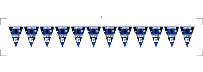 Festone Inter personalizza bandierine triangolari compleanno