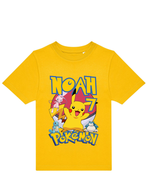 Magliette Pokemon personalizzate con nome