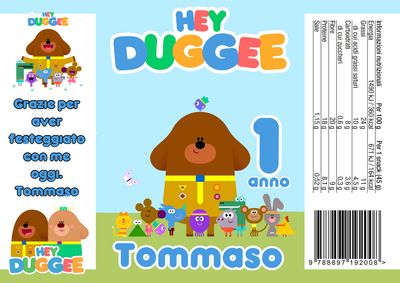 30 Sacchetti Hey Duggee personalizza buste patatine piccole
