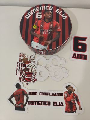Torta finta Chupa Chups Milan polistirolo scenografica personalizzata