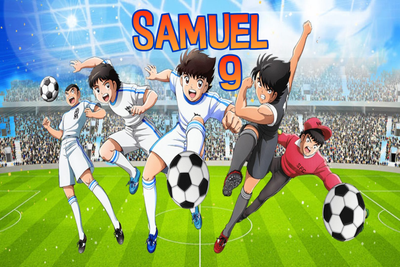 16 etichette adesive bolle di sapone Capitan Tsubasa personalizza festa a tema