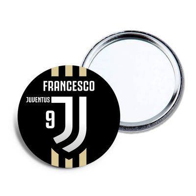 6 specchietti da borsa Juventus personalizza regali festa per bambine