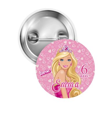 10 Spille zaino scuola Barbie personalizza regalini fine festa