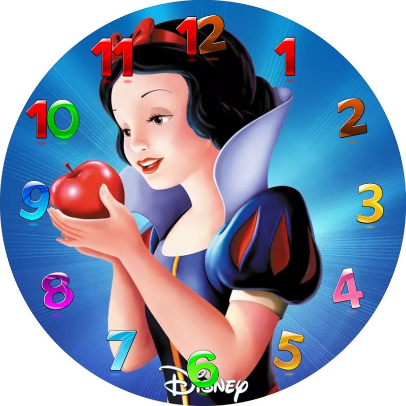 Orologi Biancaneve personalizzato su CD Gadget regalini fine festa
