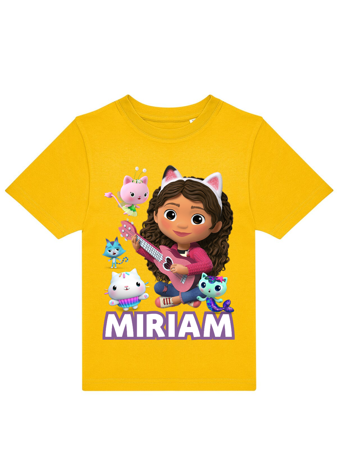 Magliette Gabby dollhouse personalizzate con nome