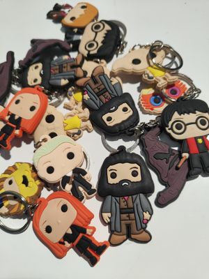 10 portachiavi zaino scuola Harry Potter in PVC regalini fine festa