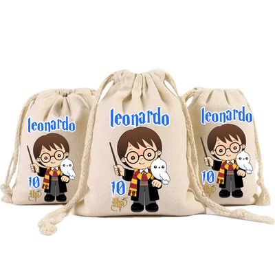 10 Sacchetti Harry Potter personalizza porta confetti bomboniera