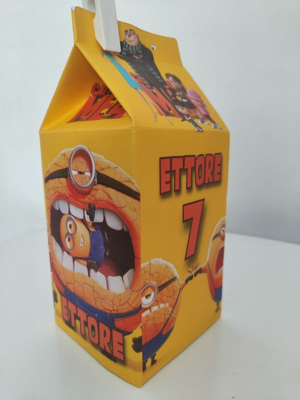 Scatola grande Minions personalizza porta merenda 1/2 Happy Meal