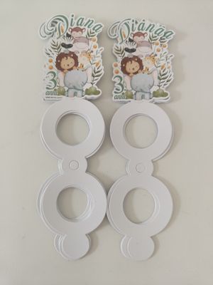 Torta finta Chupa Chups Safari polistirolo scenografica personalizzata