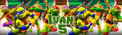 10 Etichette adesive Tartarughe Ninja Turtle bottiglie Acqua personalizza festa