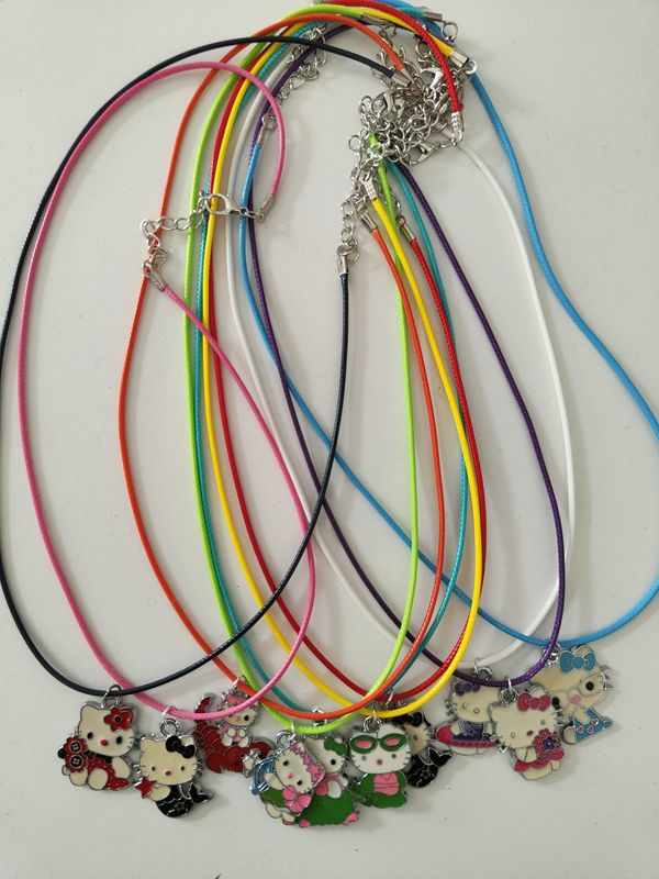 10 Collanine ciondolo Hello Kitty personalizza regalini fine festa